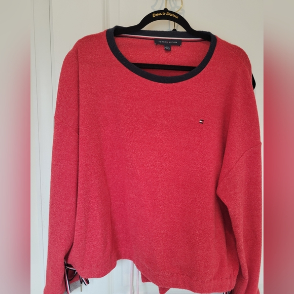 Woman's Tommy Hilfiger Signature Red Sweatsuit - Picture 2 of 9